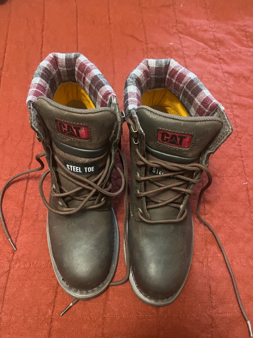 Brown Steel Toe Work Boots
